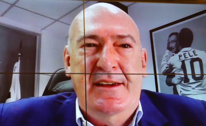 O presidente do Santos prestou depoimento à CPI nesta terça - (Foto: Vinicius Loures/Câmara dos Deputados)