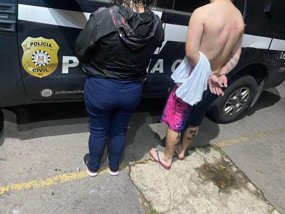 Operação da Polícia Civil prende casal por tráfico em Bento Gonçalves