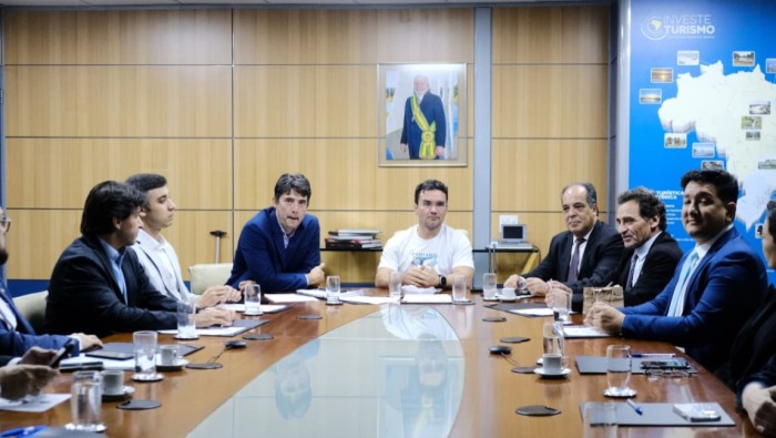 Reunião aconteceu na sede do Ministério do Turismo, em Brasília (DF). Crédito: Roberto Castro/MTur