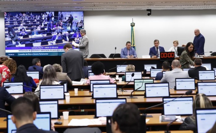 Reunião do Conselho de Ética e Decoro Parlamentar - (Foto: Gilmar Félix/Câmara dos Deputados)
