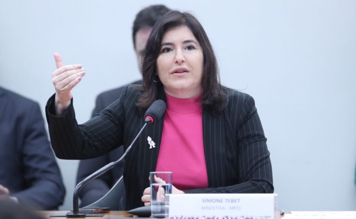 Simone Tebet discutiu a LDO de 2024 na Comissão Mista de Orçamento - (Foto: Vinicius Loures/Câmara dos Deputados)