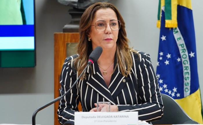 A relatora, deputada Delegada Katarina, recomendou a aprovação da proposta - (Foto: Will Shutter/Câmara dos Deputados)