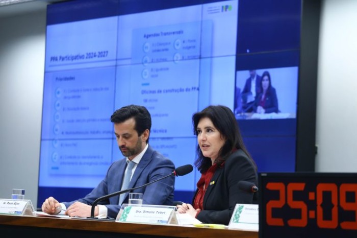 Tebet: a proposta orçamentária privilegiou a Saúde com um aumento superior a 140% - (Foto: Vinicius Loures/Câmara dos Deputados)