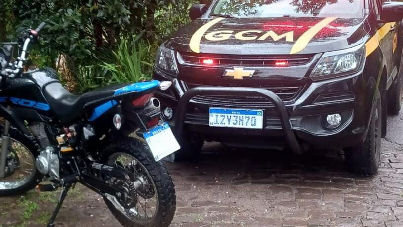 Em 24 horas, GCM recupera motocicleta furtada em Bento Gonçalves