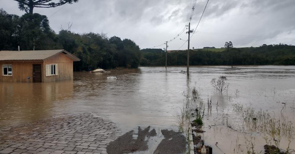 Registro da situação em Nova Prata. Crédito: Monalise Canalle // Divulgação