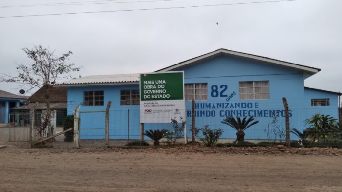 145 alunos foram beneficiados com nova sala de aula na Afonso Martins Rohlfes -Foto: Alisson Cunda/Ascom SOP
