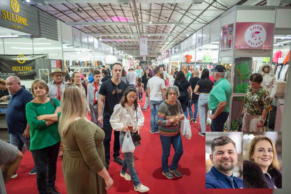 Tiago Casagrande e Patrícia Pedrotti assumem o comando, respectivamente, da ExpoBento e da Fenavinho 2024 - Fotos: Augusto Tomasi/Vagão Filmes/Divulgação