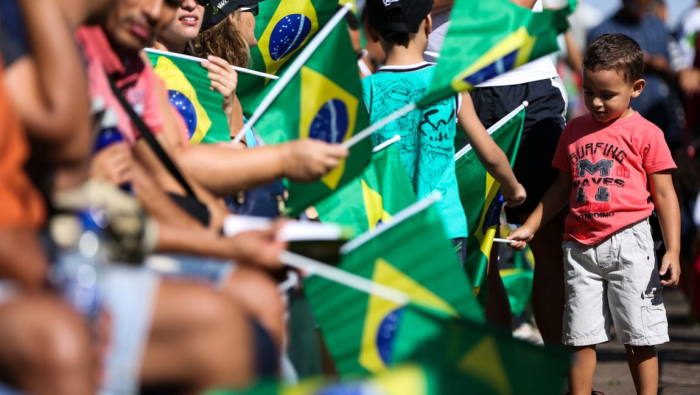 Desfile cívico-militar do 7 de setembro, na Esplanada dos Ministérios, em Brasília. Crédito Marcelo Camargo\Agência Brasil