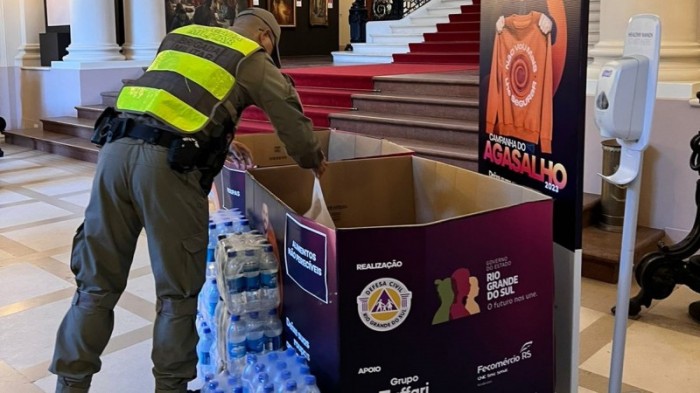 Palácio Piratini é um dos pontos de coleta -Foto: Camila Martins/Secom