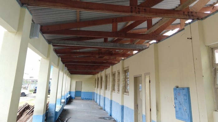 Com investimento de R$ 1.611.709,38, obra no Instituto Estadual Riachuelo, de Capão da Canoa, atende a 1.385 alunos -Foto: Marcelo Nadal/SOP