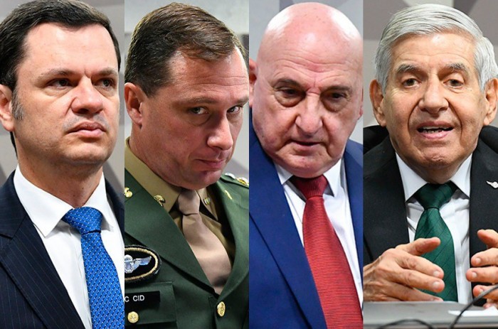 Anderson Torres, Mauro Cid e os generais GDias e Augusto Heleno já prestaram depoimento à comissão - Foto: Agência Senado