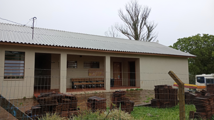 Obra na Francisco Guerra, de Muitos Capões, beneficiou 71 alunos -Foto: Ednilson da Costa Nery/Ascom SOP