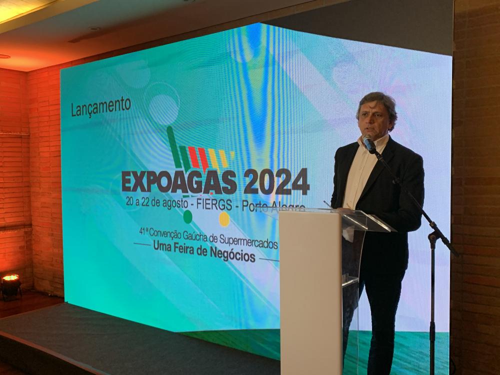 Presidente Antonio Longo fez a apresentação das novidades da Expoagas para 2024 - Foto: Divulgação