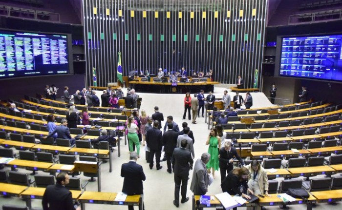 Sessão do Congresso Nacional desta quarta-feira - (Foto: Zeca Ribeiro/Câmara dos Deputados)