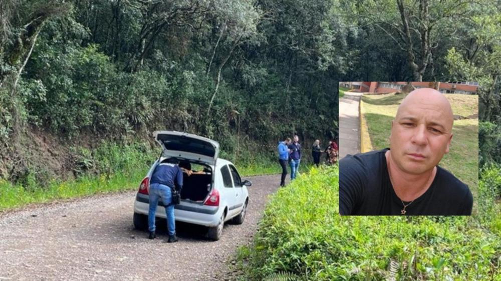 Local onde o pai da criança foi encontrado na manhã desta quinta-feira, 05 de outubro. Crédito (foto de fundo): Bruno Todeschini/RBS