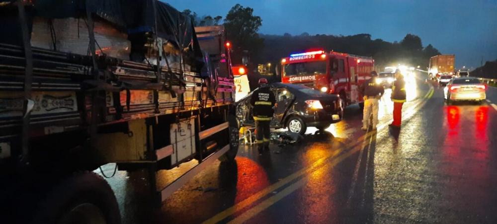Acidente de trânsito deixa uma pessoa ferida em Garibaldi