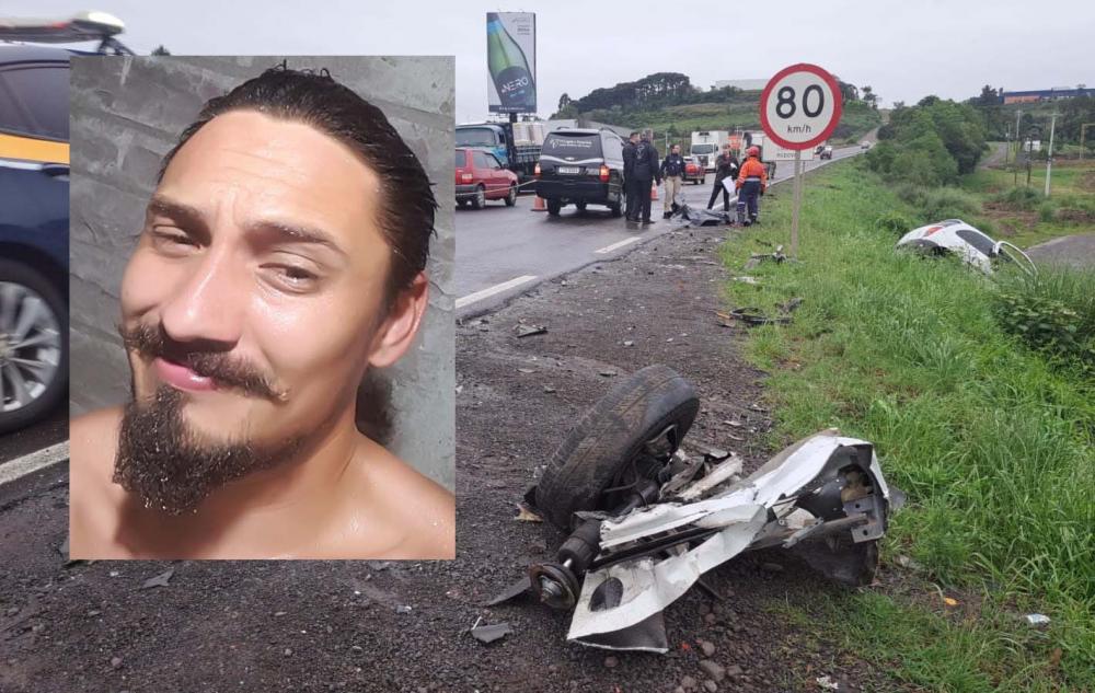 Identificado motorista morto em acidente na BR 470 em Garibaldi