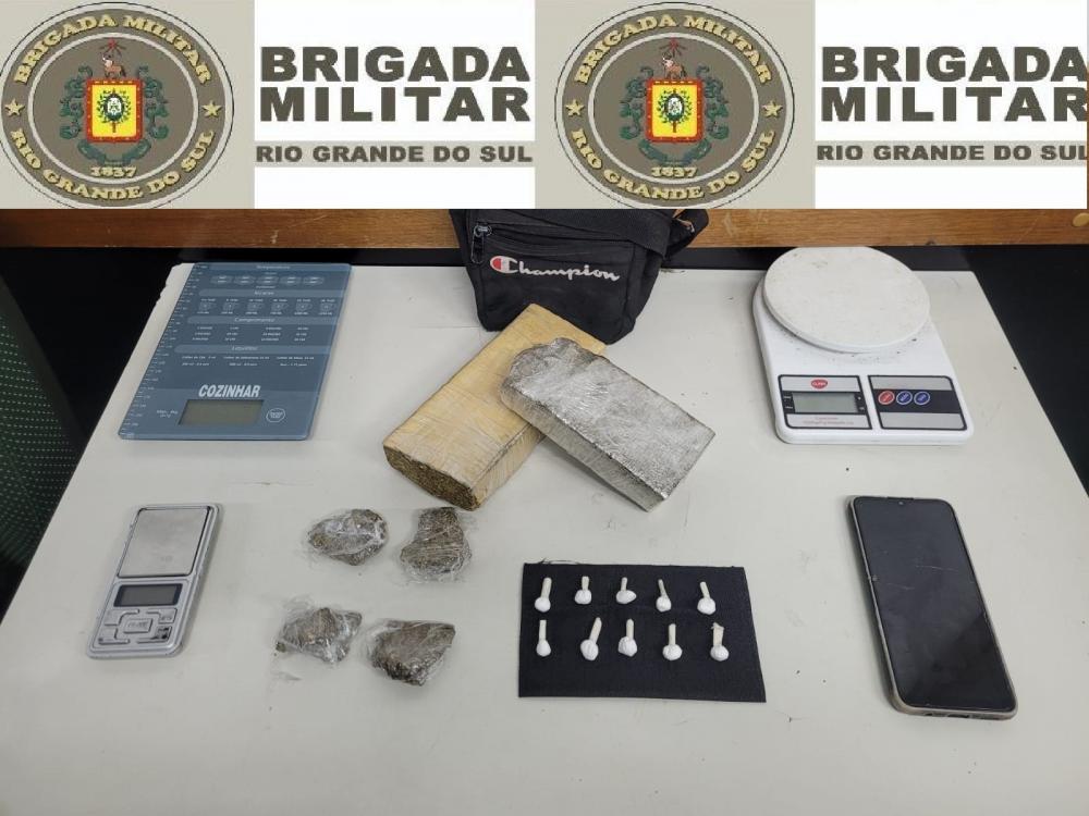 Jovem é preso por tráfico de drogas no bairro Universitário