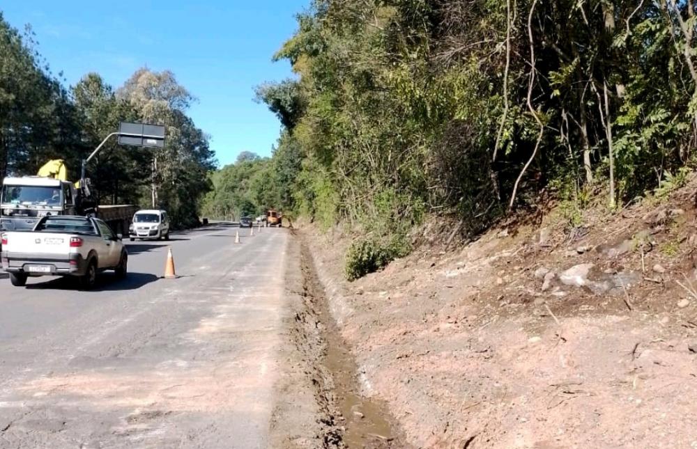 CSG inicia obras na via que liga Garibaldi a Farroupilha