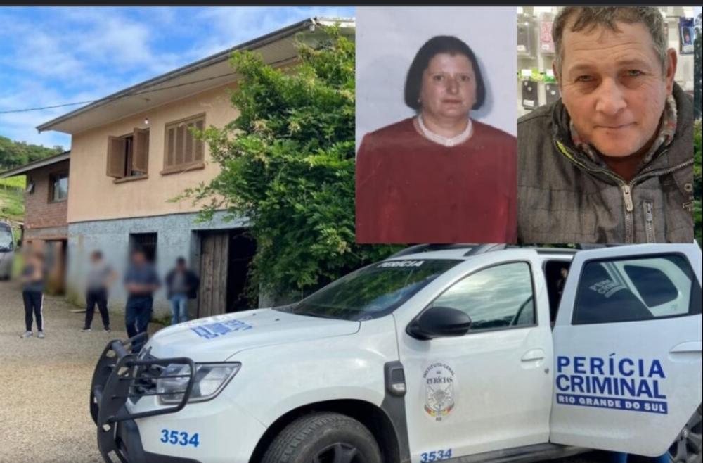 Maria Orso Dal Soglio e Olir Dal Soglio podem ter sido mortos pelo próprio neto e filho - Foto: Filipe Brogliato/Grupo Solaris