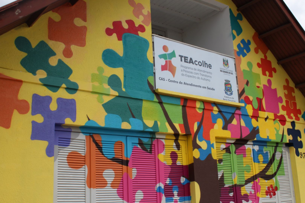 O espaço está localizado no antigo prédio da Escola Caminhos do Aprender. Crédito: Rodrigo De Marco / Assessoria de Comunicação Social da Prefeitura