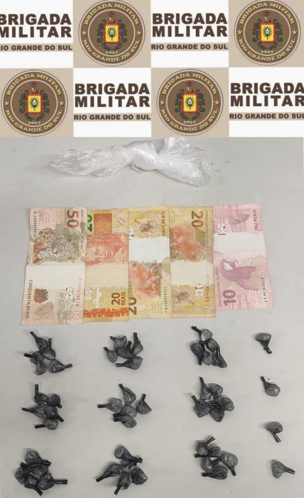 Homem é preso por tráfico de drogas em Bento Gonçalves