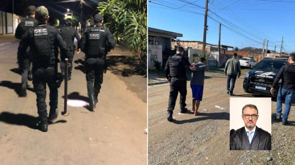 Desembargador Sandro Portal (foto menor) entendeu que ohuve flagrante excesso de prazo para o oferecimento da denúncia