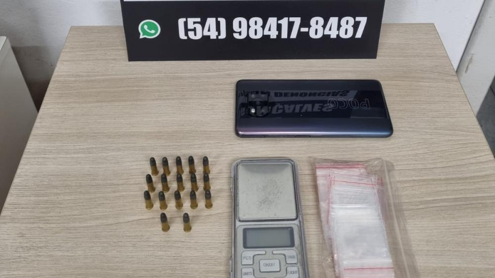 Polícia Civil prende homem por posse ilegal de munições em Bento Gonçalves