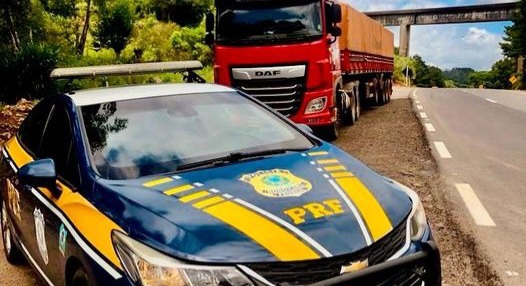 Motorista de carreta é flagrado dirigindo embriagado em Garibaldi