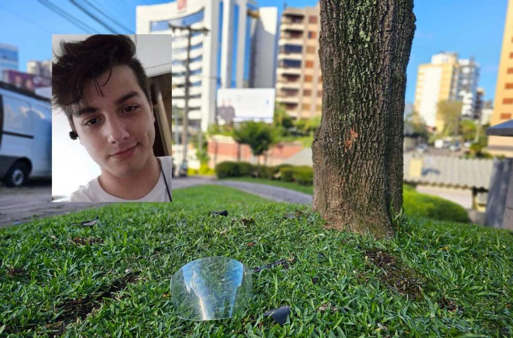 Lucas Ribeiro (foto menor) tinha 23 anos e foi a vítima fatal do acidente - Foto: NB Notícias