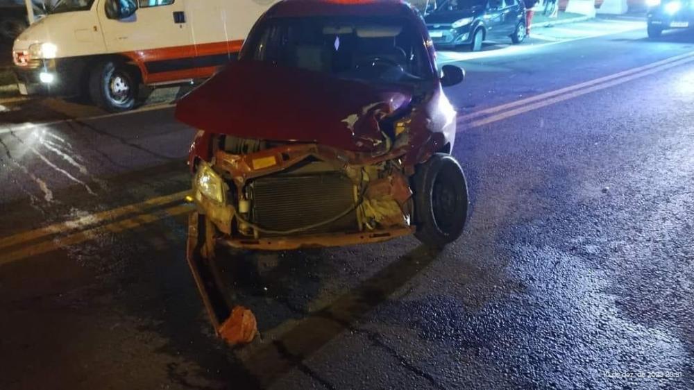 Acidente entre dois veículos deixa um ferido em Garibaldi