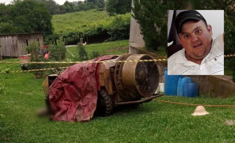 Michel Zamboni tinha 35 anos e tinha perdido o tio há duas semanas em acidente com trator - Fotos: Divulgação