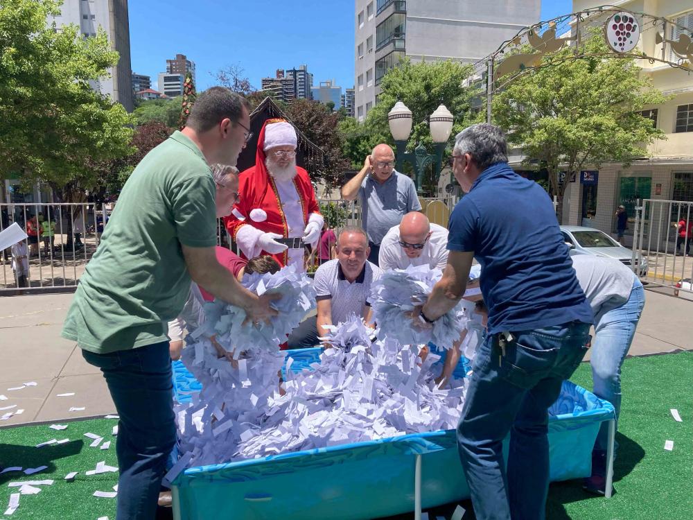 Foram 50 sorteios de vale-compras realizados neste sábado, 23 - Foto: Exata Comunicação