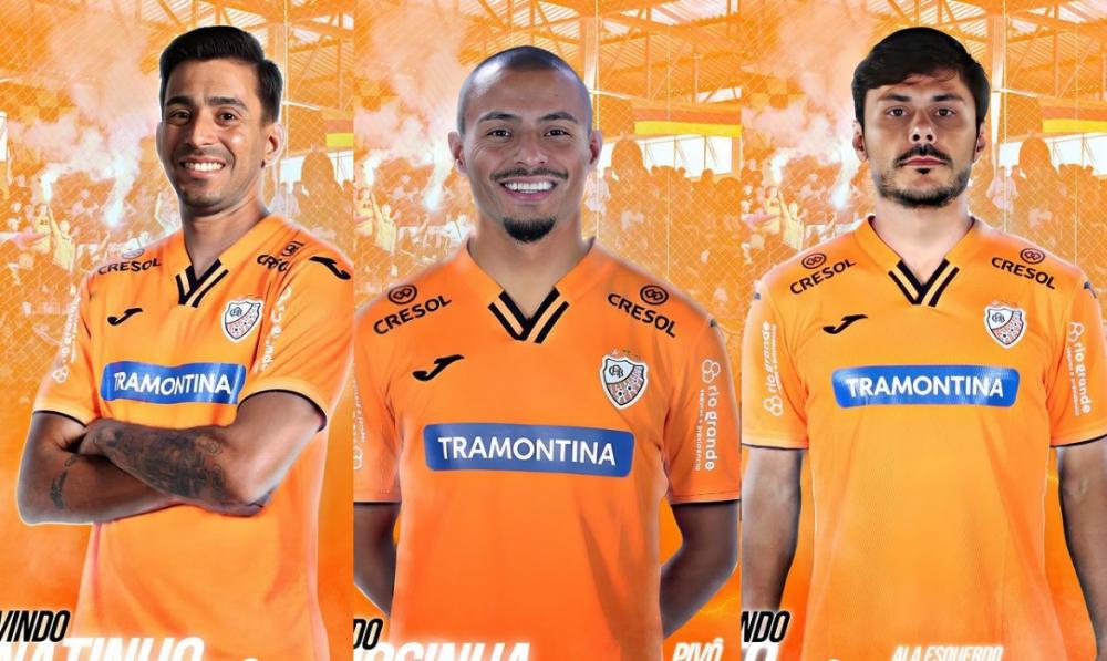 Ala Renatinho, pivô Barbosinha e ala Neto são algumas das novidades para 2024 / Arte: ACBF