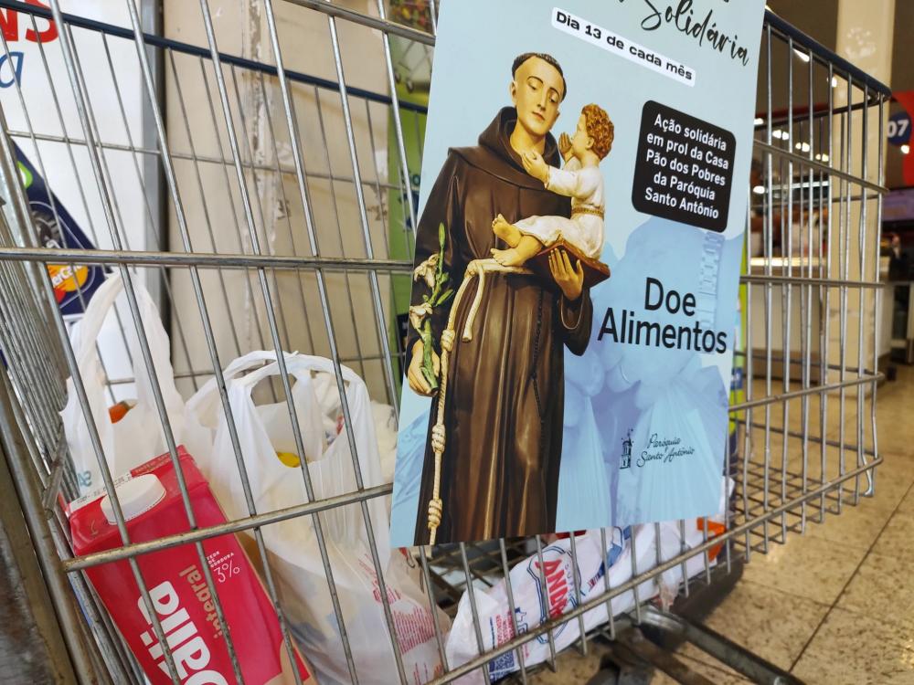 Casa Pão dos Pobres distribui 34,1 toneladas de alimentos em 2023