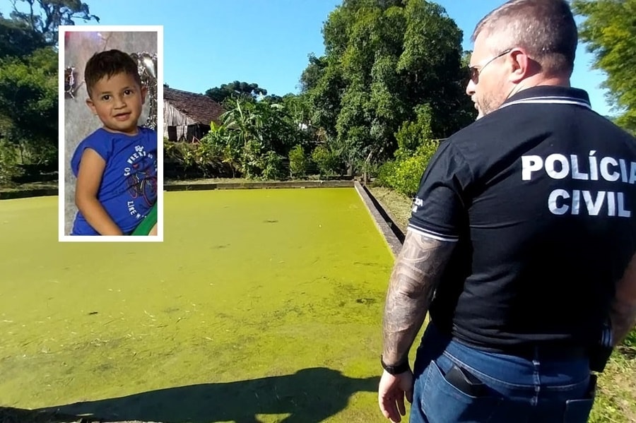 Menino de três anos morre afogado em açude, em Ivoti