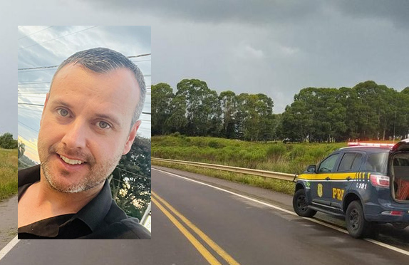 Tiago Aozani Moraes tinha 38 anos e era proprietário de um bar em Ijuí - Foto: PRF/Divulgação