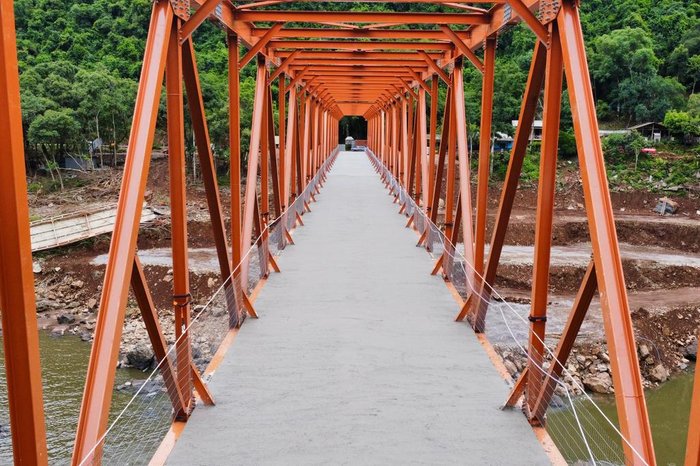Nova estrutura se torna um símbolo de orgulho e união da comunidade de Nova Roma do Sul - Foto: Andréia Rossetti / Divulgação