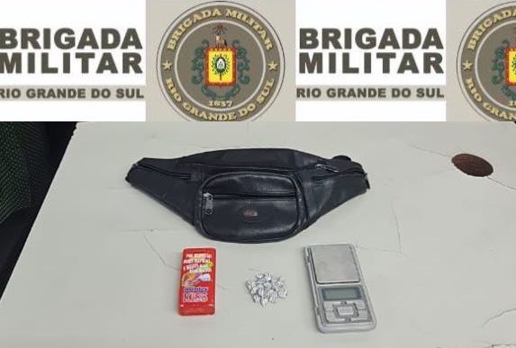 Menor é apreendido por tráfico de entorpecentes no bairro Conceição, em Bento Gonçalves