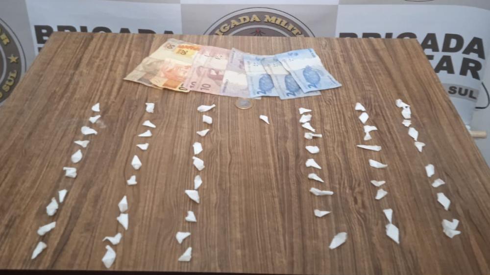 Brigada Militar prende homem por tráfico de drogas em Farroupilha