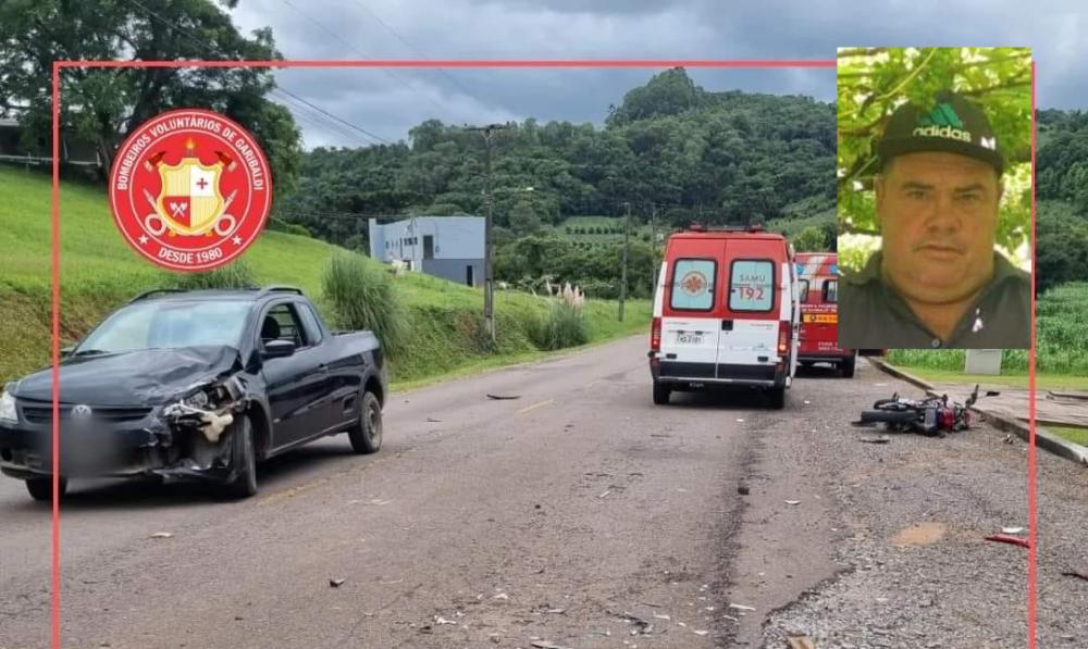 Clovis Villa tinha 58 anos e deixa a esposa e três filhos - Foto: Corpo de Bombeiros Voluntários de Garibaldi/Divulgação