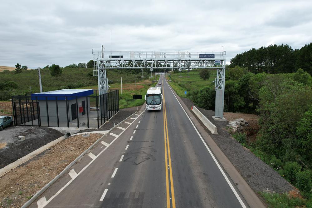 Free flow em testes na cidade de Ipê. Crédito: Daniel Herrera