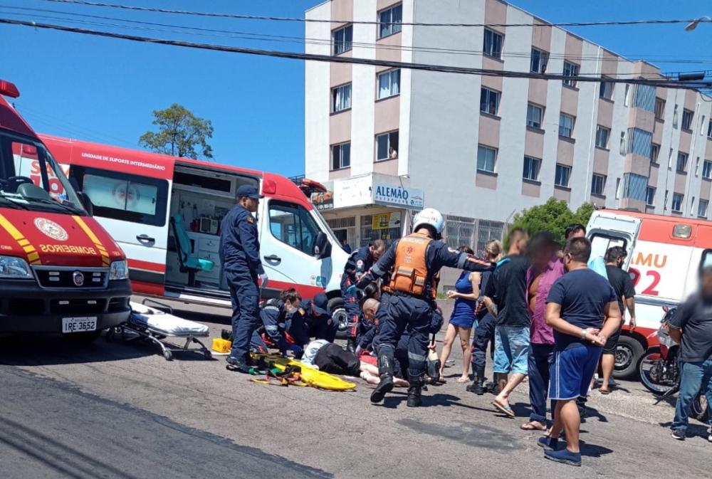 Idoso é atropelado no bairro Maria Goretti em Bento Gonçalves