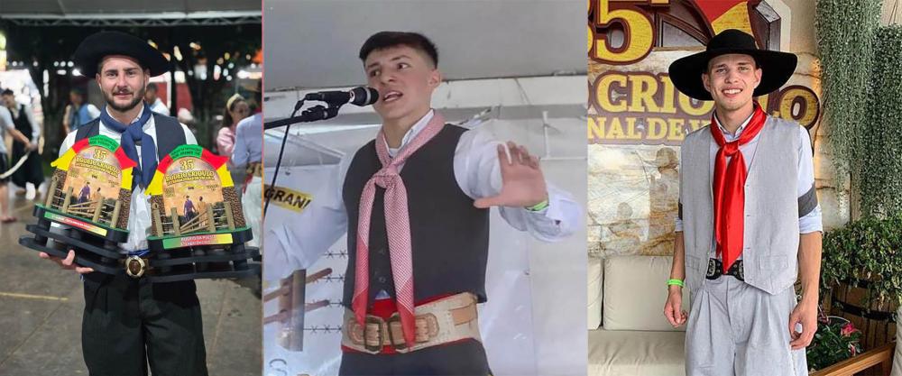 Peões de Bento Gonçalves fazem bonito no 35º Rodeio de Vacaria