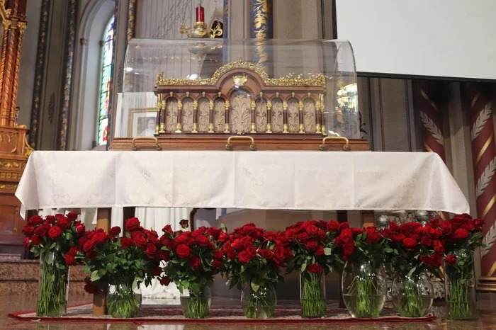 Três missas marcam a presença dos restos mortais da Santa em Bento Gonçalves - Foto: Felipe Padilha/Divulgação