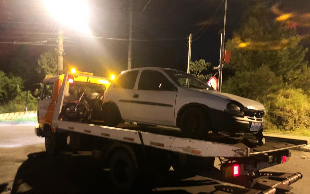 Automóvel usado pelos criminosos tinha sido furtado em Campo Bom - Foto: Brigada Militar/Divulgação