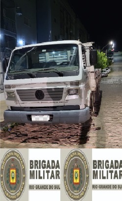 Caminhão furtado é recuperado em Carlos Barbosa