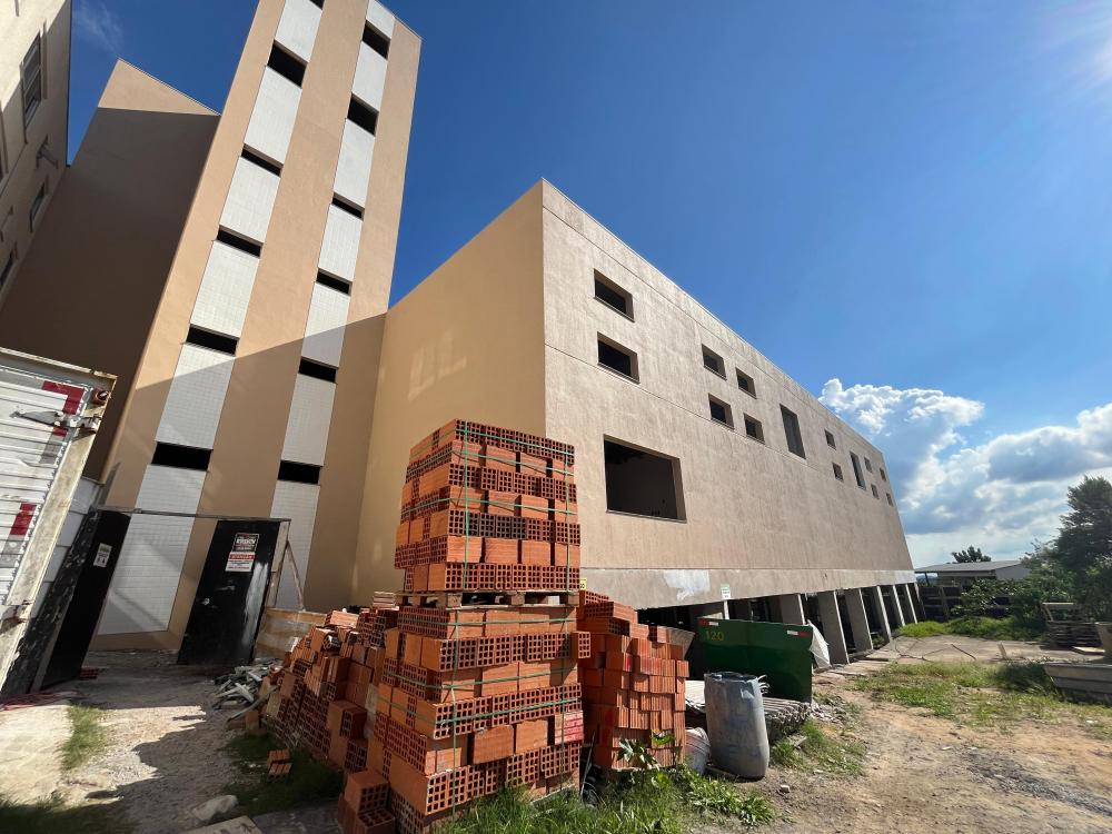 Como está a obra atualmente (registro do dia 20/03/2024). Crédito: Renata Oliveira/NB