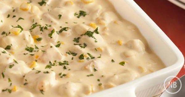 Receita: frango de forno cremoso