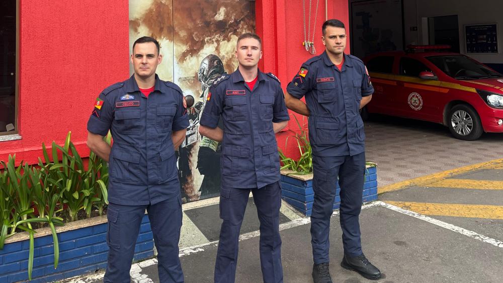 Matheus e Luciano se destacaram pelas suas atuações durante a enchente em Santa Tereza, por isso a promoção. Crédito: Divulgação